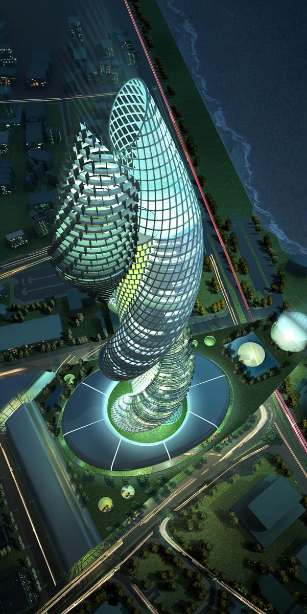Cobra Tower - Incridible Twisted Skyscraper Architecture